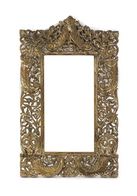 Lot 425 - An Indian carved and scrolled frame