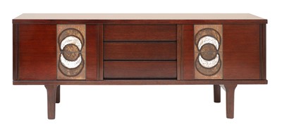 Lot 449 - A mahogany and stained beech sideboard