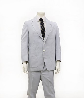 Lot 146 - A Simpsons blue & white single-breasted pinstripe suit