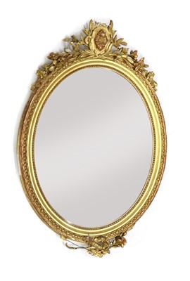 Lot 443 - A pair of gilt gesso mirrors