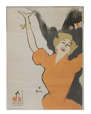 Lot 323 - René Gruau (Renato de Zavagli) (Italian, 1909-2004)