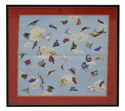 Lot 276 - A French scarf design