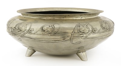 Lot 162 - A Tudric pewter bowl