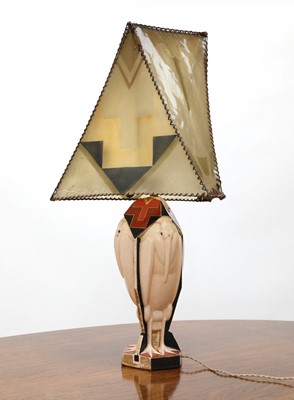 Lot 282 - A French Art Deco table lamp