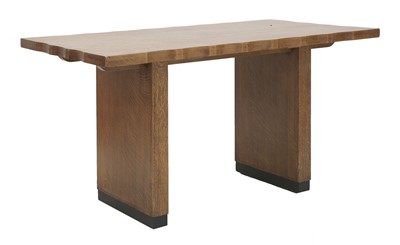 Lot 353 - An Art Deco 'Token' oak dining table