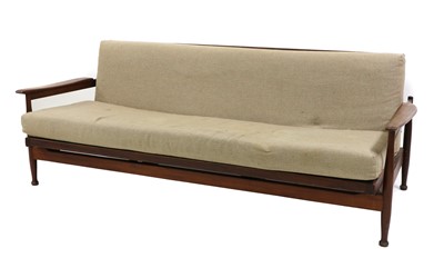 Lot 427 - A teak daybed