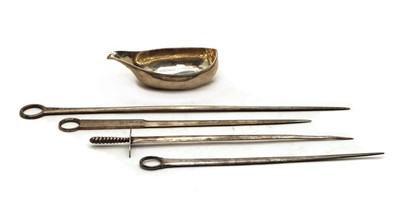 Lot 16 - A George III silver pap boat
