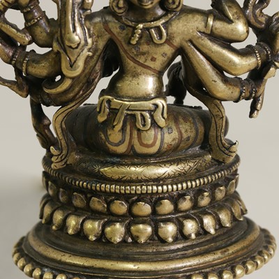 Lot 86 - An Indian bronze bodhisattva
