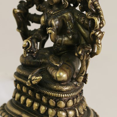 Lot 86 - An Indian bronze bodhisattva