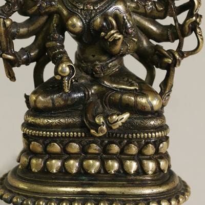Lot 86 - An Indian bronze bodhisattva