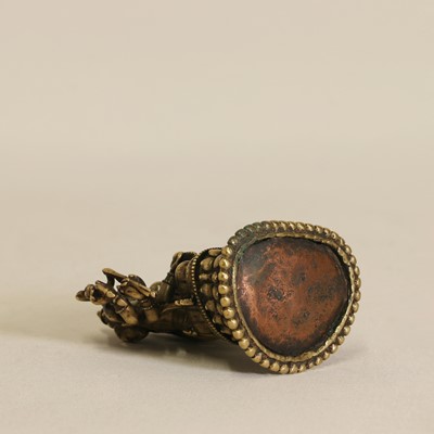 Lot 86 - An Indian bronze bodhisattva