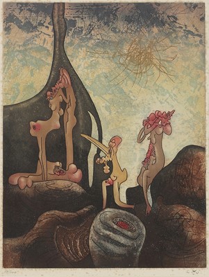 Lot 433 - ROBERTO MATTA (Chilean, 1911-2002)
