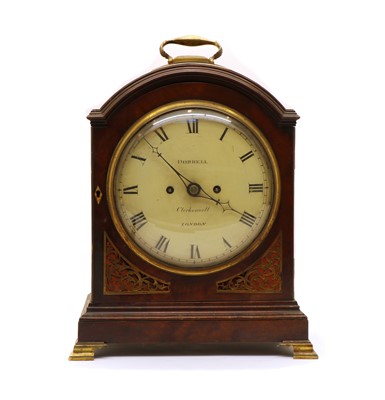 Lot 201 - A Regency mahogany bracket clock