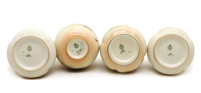Lot 89 - A collection of Royal Worcester Hadley porcelain vases