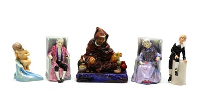 Lot 105 - A collection of Royal Doulton porcelain figures