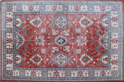 Lot 249 - A hand knotted Ziegler carpet