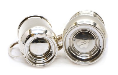 Lot 55 - A George III style silver mug