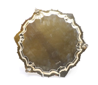 Lot 39 - A silver salver