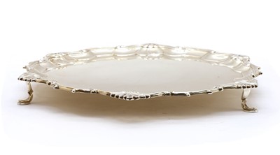 Lot 39 - A silver salver