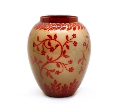 Lot 306 - A Bernard Moore Flambe vase