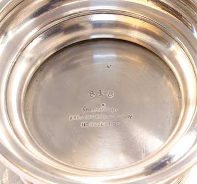 Lot 30 - A late Victorian silver pedestal bowl