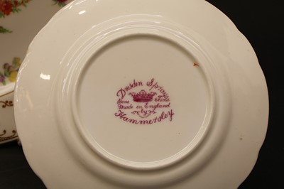Lot 315 - A Hammersley porcelain tea service