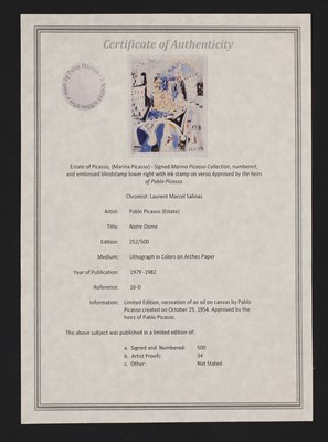 Lot 159 - After Pablo Picasso