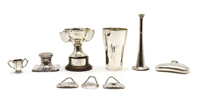 Lot 21 - A collection of silver items