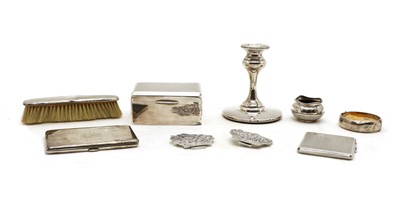 Lot 23 - A silver cigarettes case