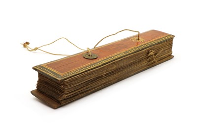 Lot 123 - A Buddhist palm leaf manuscript
