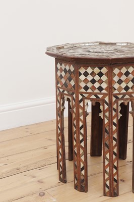 Lot 150 - An Ottoman ten-sided table