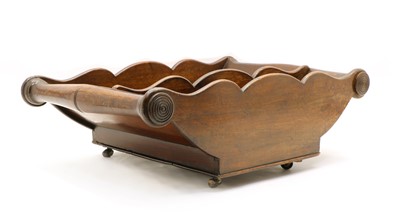 Lot 233 - A George III mahogany cheese coaster