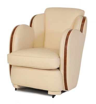 Lot 201 - An Art Deco cloud armchair