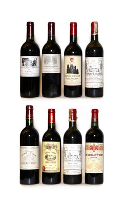 Lot 37 - A collection of red Bordeaux wines, (8 bottles)