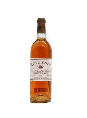 Lot 264 - Chateau Rieussec, Sauternes, 1er Grand Cru Classe, 1981 (1)