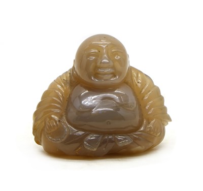 Lot 164 - A Chinese agate carving
