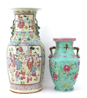 Lot 170 - A Chinese famille rose vase