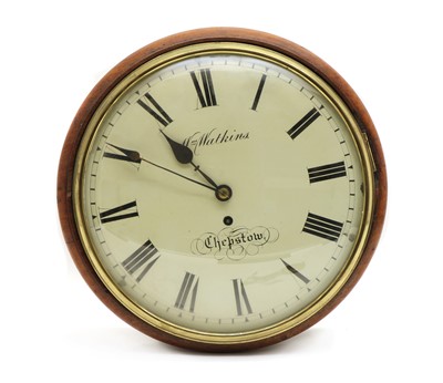Lot 215 - An early 19th century mahogany wall clock