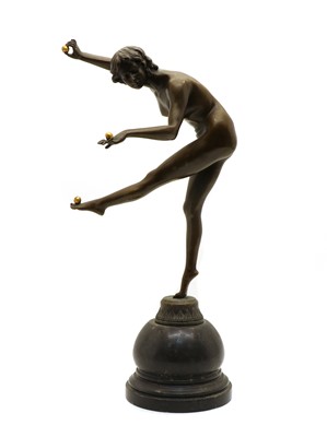 Lot 145 - An Art Deco-style figure after Claire Jeanne Roberte Colinet (Belgian, 1880-1950)