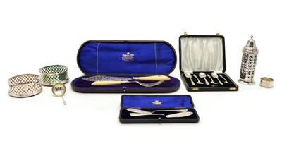 Lot 24 - A pair of modern silver coasters