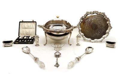 Lot 27 - A collection of silver and silver plate