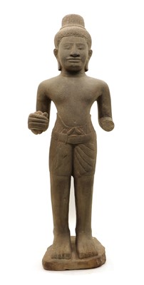 Lot 128 - A large Southeast Asian composite stone figure