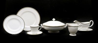 Lot 91 - A Royal Worcester 'Francesca' pattern dinner service