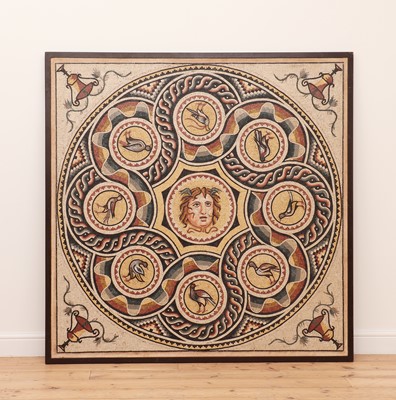Lot 190 - A Roman-style mosaic panel
