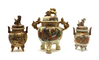 Lot 101 - A Japanese Satsuma Koro
