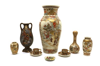 Lot 180 - A collection of Japanese satsuma ware