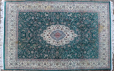Lot 251 - A hand knotted Kashan wool carpet