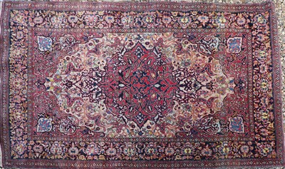 Lot 444 - A Persian wool rug