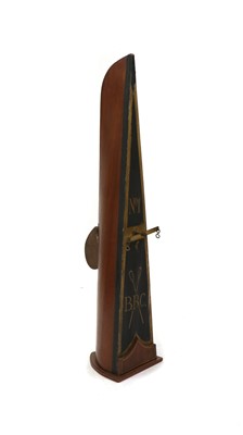 Lot 261A - An Edwardian mahogany presentation sculling stern
