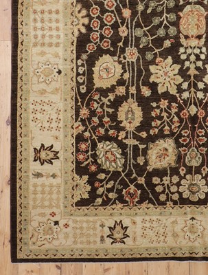 Lot 796 - A wool carpet of Ziegler design